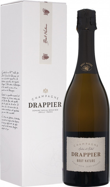 Шампань Драппье, Брют Натюр Дозаж Зеро, в подарочной коробке - 0,75 л