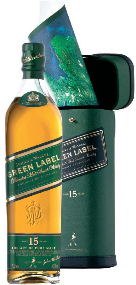 Виски в зеленой бутылке фото