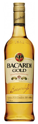 Бакарди Голд + стакан - 0,75 л