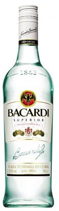 Бакарди Супериор + стакан - 0,5 л