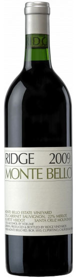 Ридж Монте Белло 2009 - 0,75 л