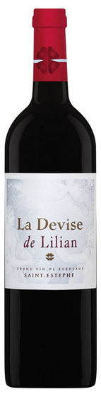 Ля Девиз де Лилиан 2010 AOC 2-е вин - 0,75 л