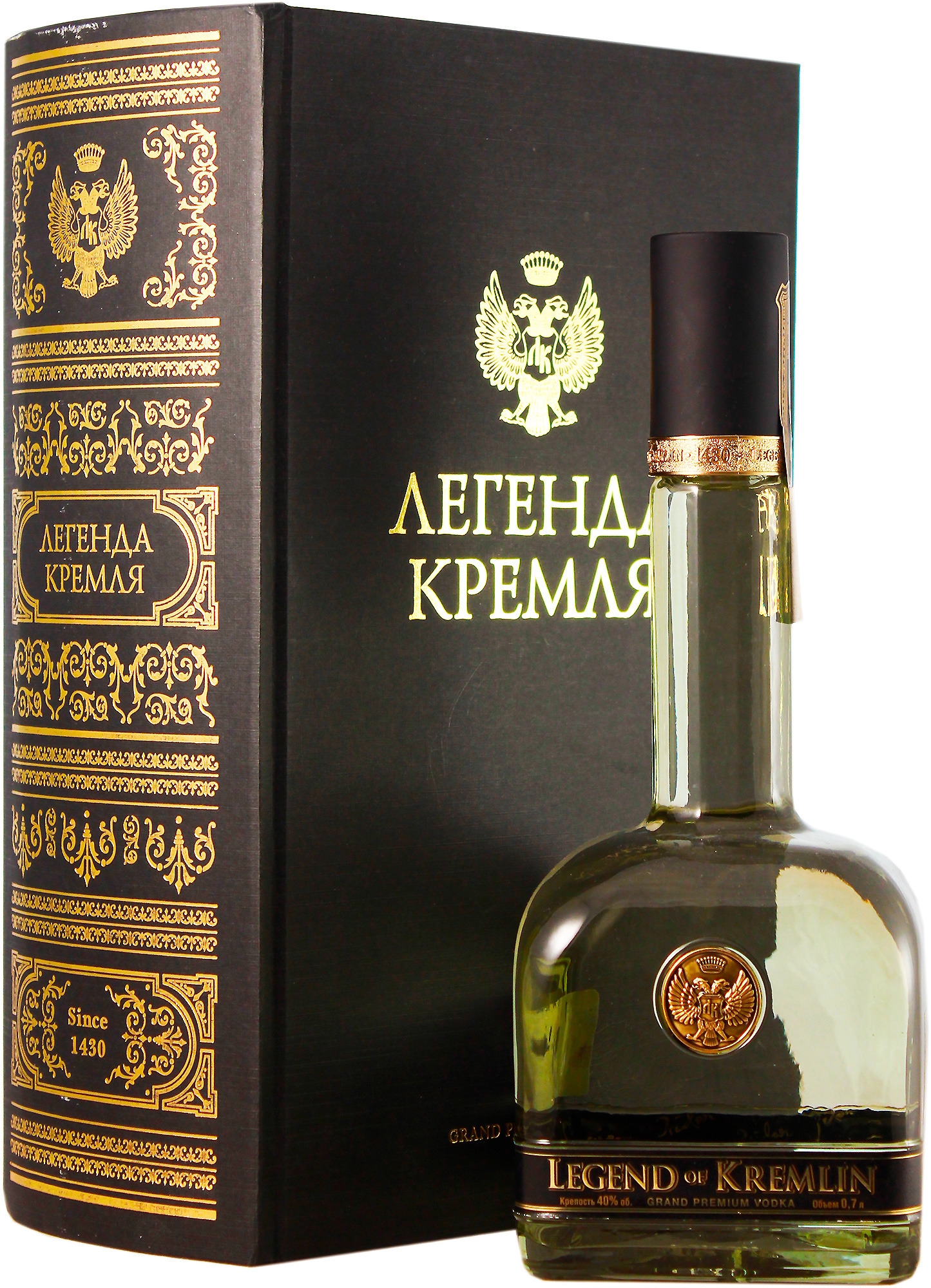 Легенда Кремля Подарочная упаковка Фолиант - 0,7 л