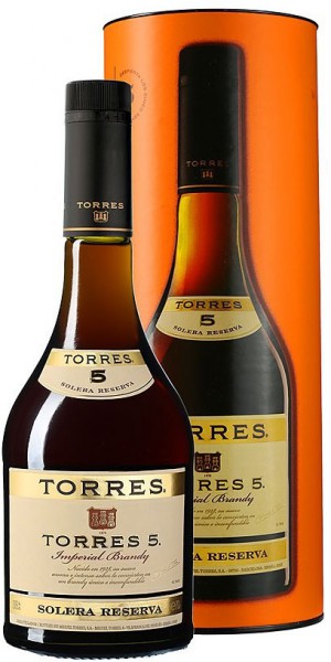 Торрес 5 Солера Ресерва, в подарочной коробке - 0,7 л