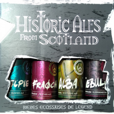 Исторические Шотландские Эли, подарочный набор из 4 бутылок