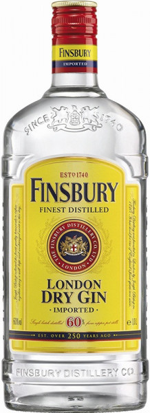 Джин "Finsbury" 60%, 1 л - 1 л