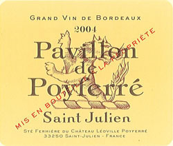 Павийон де Пуафере 2004 AOC 2-е вин