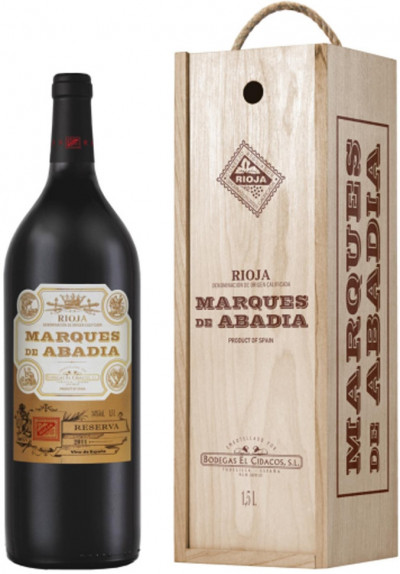 Маркес де Абадиа Ресерва, 2013, в деревянной коробке, 1.5 литра - 1,5 л