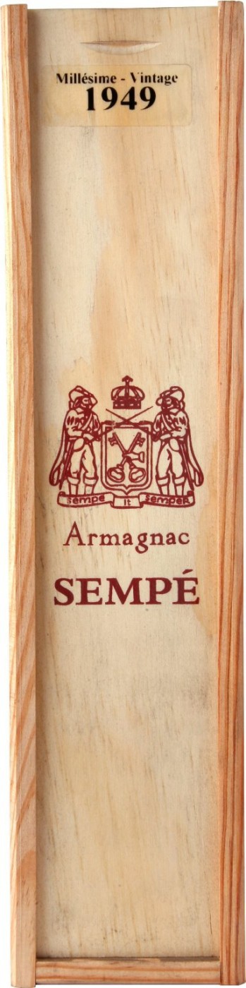 Семпе, Миллезим, 1949, в деревянной коробке - 0.5 л