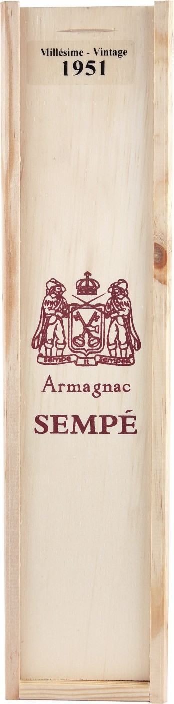 Семпе, Миллезим, 1951, в деревянной коробке - 0.5 л