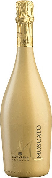 Каватина Москато Спуманте сладкое, в золотой бутылке - 750 мл