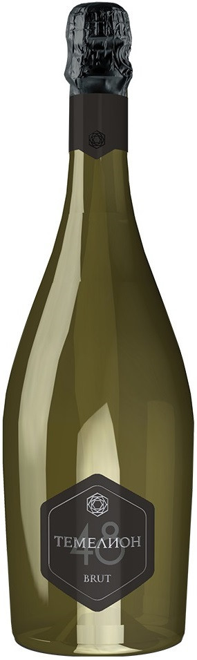 Игристое вино "Темелион 48" Брют - 750 мл
