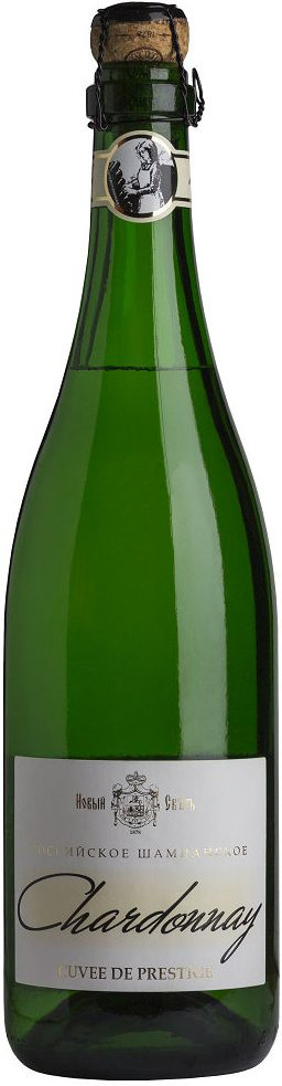 Игристое вино Новый Свет, "Кюве де Престиж" Шардоне - 750 мл