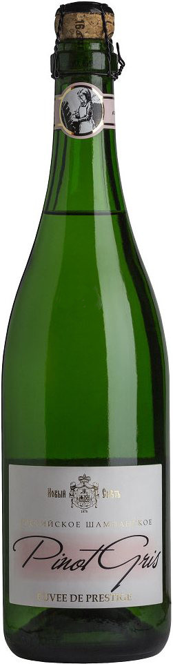 Игристое вино Новый Свет, "Кюве де Престиж" Пино Гри - 750 мл