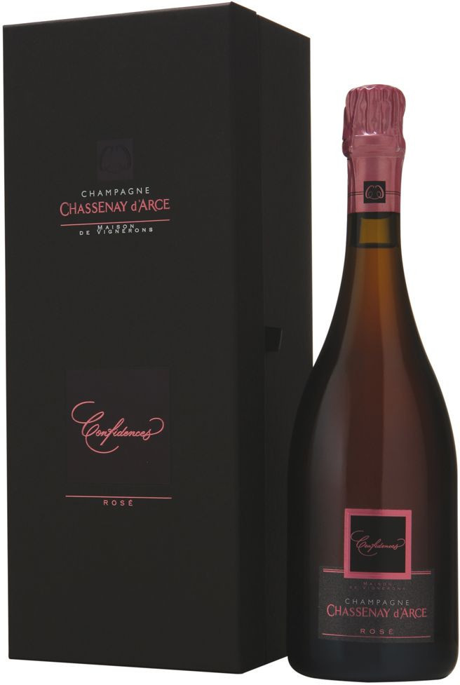 Шампань Шассене д'Арс, "Конфиданс" Розе, в подарочной коробке, 2009 - 750 мл