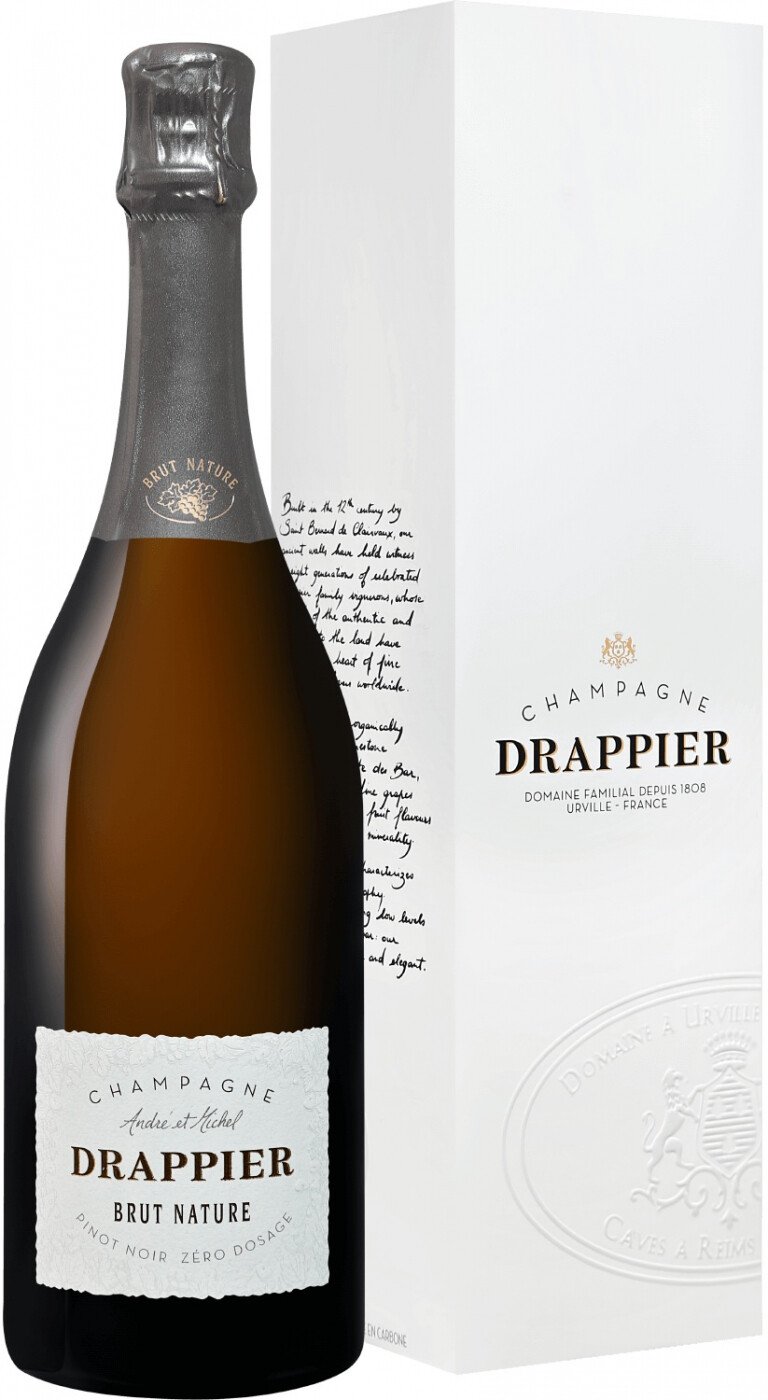 Шампань Драппье, Брют Натюр Дозаж Зеро, в подарочной коробке - 750 мл