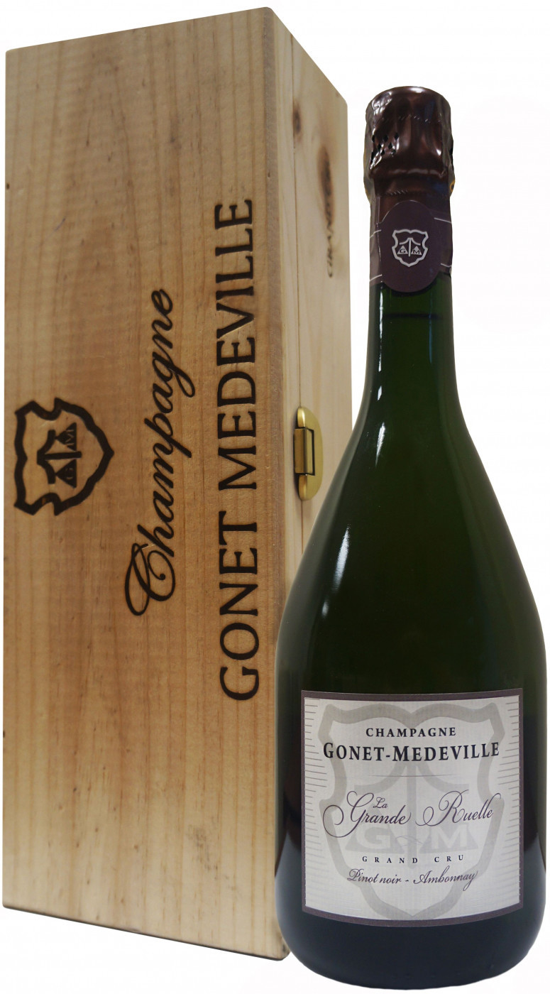 Шампань Гонэ-Медвиль, Ля Гран Руйе Гран Крю Экстра Брют, 2006, в подарочной коробке - 750 мл
