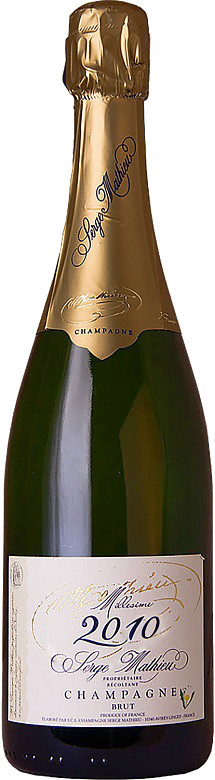 Шампань Серж Матье, Брют Миллезим, 2010 - 750 мл