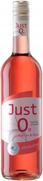 Джаст 0 Розовое сладкое, безалкогольное - 750 мл