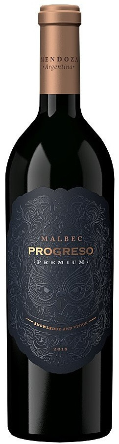 "Прогресо" Премиум Мальбек, 2015 - 750 мл