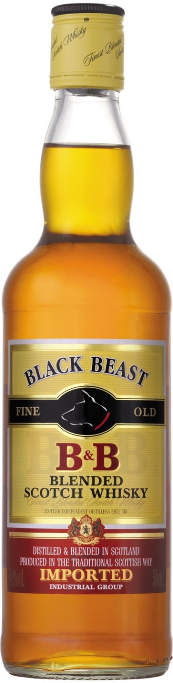 "Блэк Бист" Купажированный Шотландский Виски - 0.5 л
