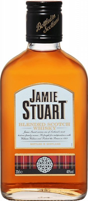 Джейми Стюарт Купажированный Шотландский Виски - 0.2 л